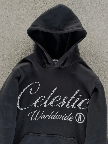 CELESTIC® Black Gemstone Hoodie