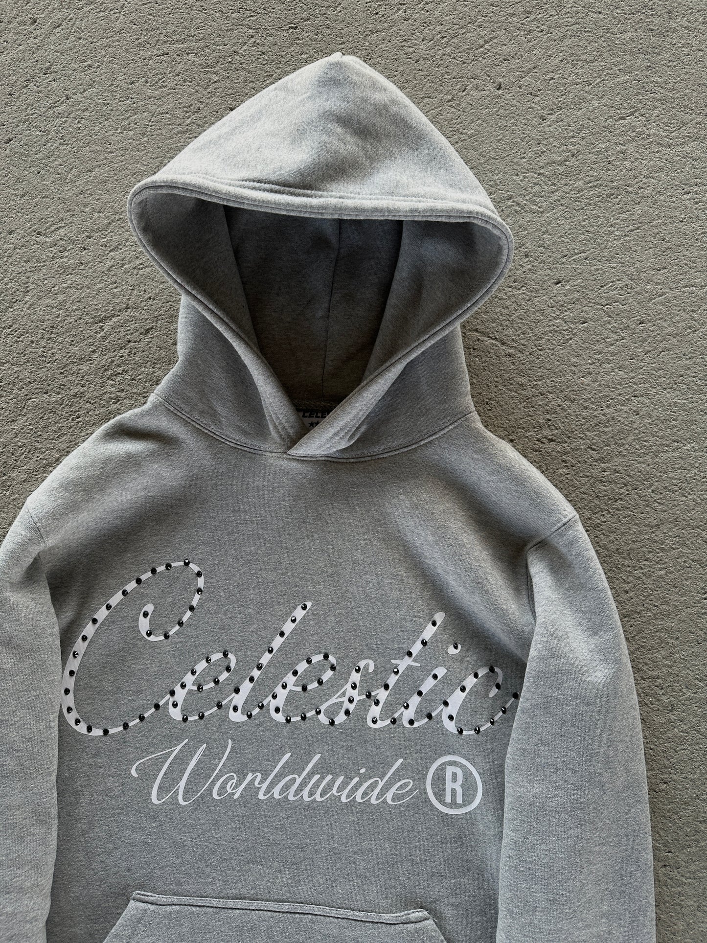 CELESTIC® Grey Gemstone Hoodie
