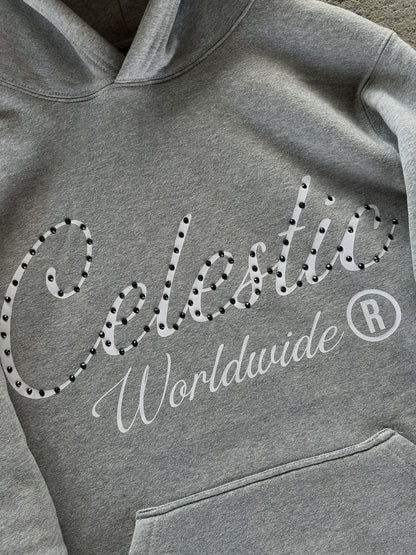CELESTIC® Grey Gemstone Hoodie