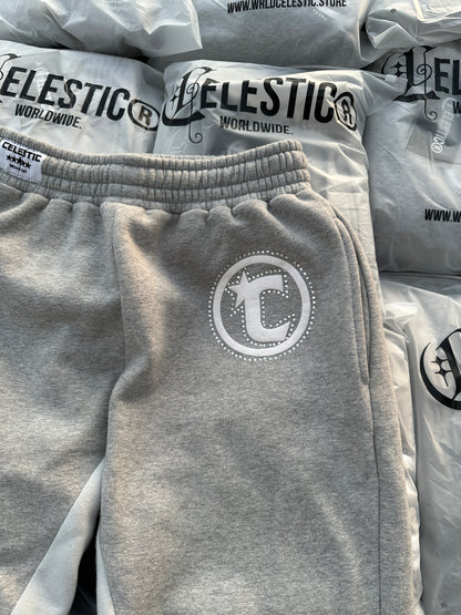 CELESTIC® Grey Flared Pants