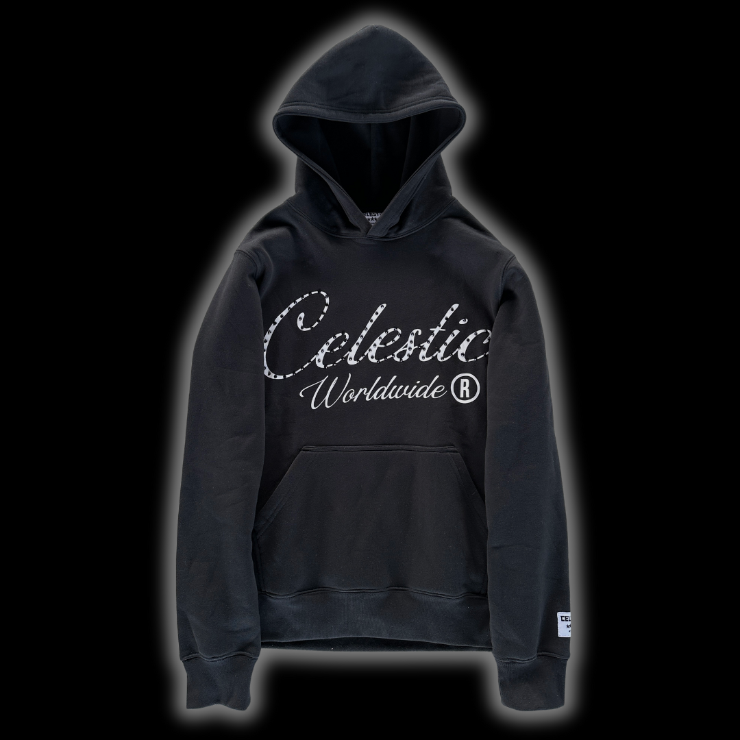 CELESTIC® Black Gemstone Hoodie