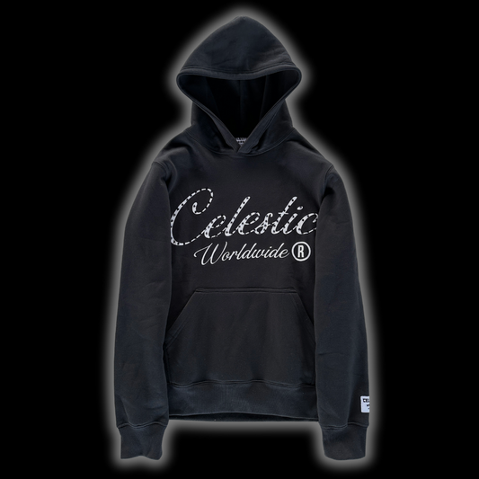 CELESTIC® Black Gemstone Hoodie
